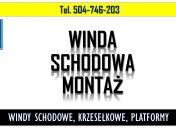 Krzesła schodowe z montażem cena tel. 504-746-203, dla seniorów, osób starszy